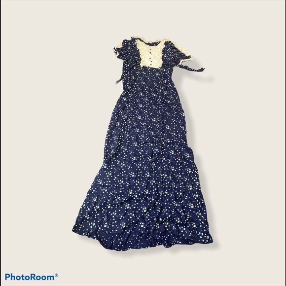 Vintage prairie dress, approx size 11 - Picture 2 of 8